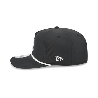 Atlanta Braves Black and White Rope 19TWENTY Snapback Hat