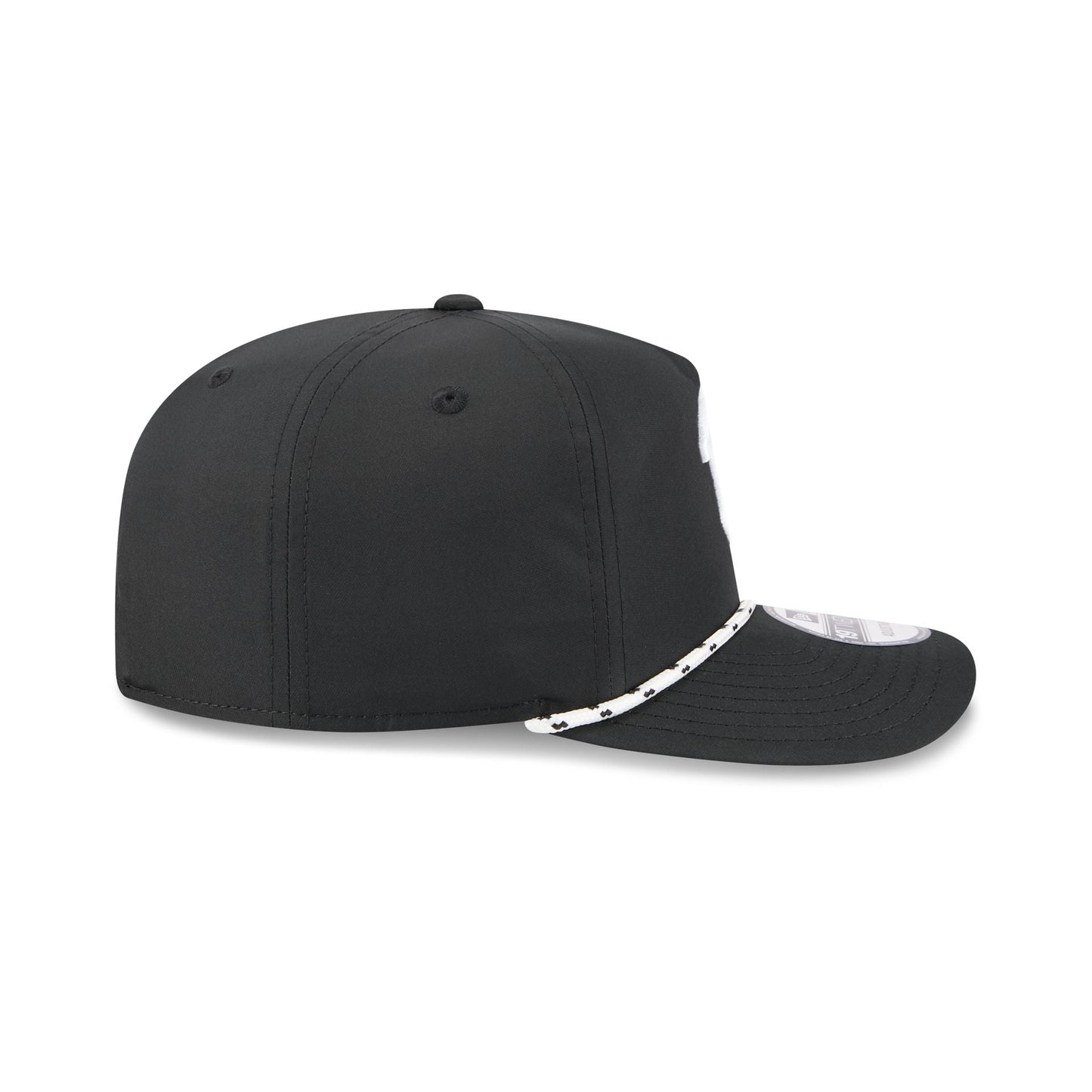 Philadelphia Phillies Black and White Rope 19TWENTY Snapback Hat