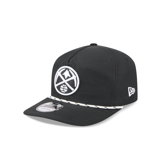 Denver Nuggets Black and White Rope 19TWENTY Snapback Hat