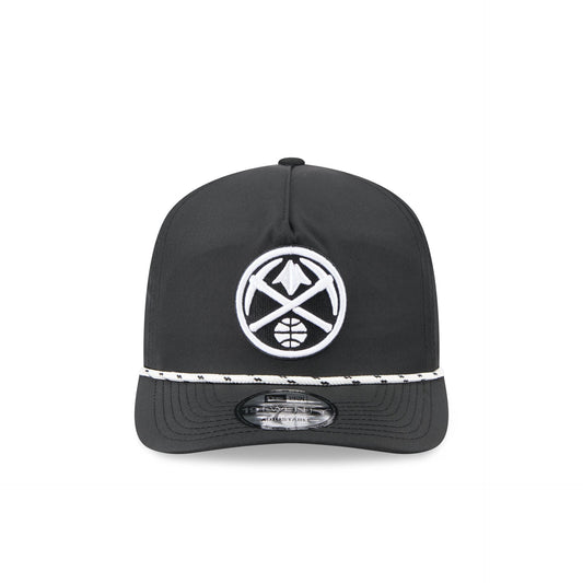 Denver Nuggets Black and White Rope 19TWENTY Snapback Hat