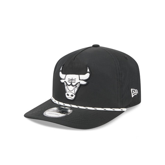 Chicago Bulls Black and White Rope 19TWENTY Snapback Hat