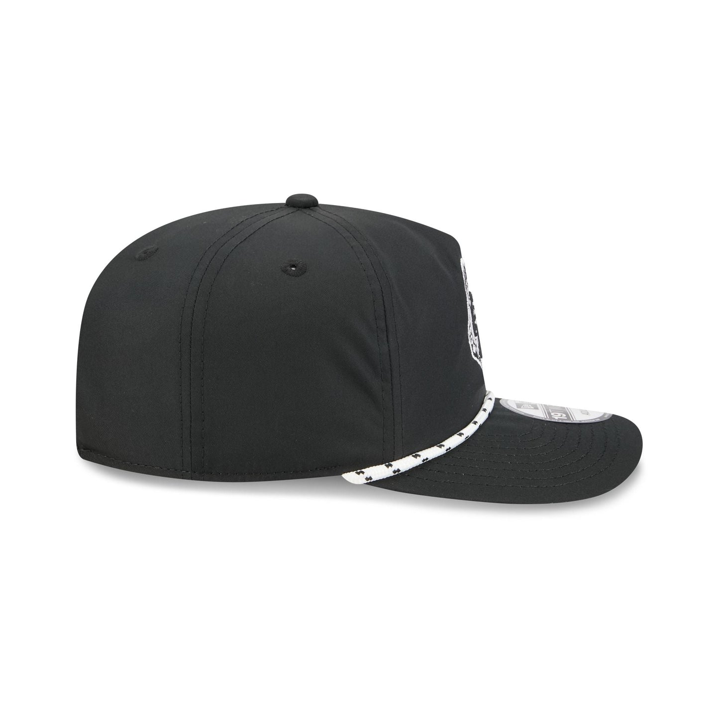 Boston Celtics Black and White Rope 19TWENTY Snapback Hat