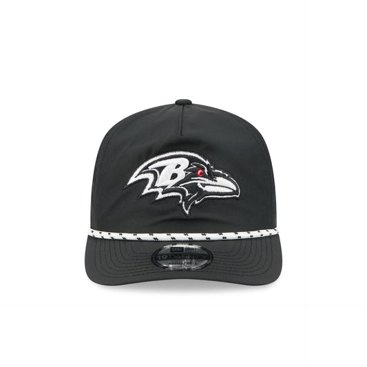 Baltimore Ravens Black and White Rope 19TWENTY Snapback Hat