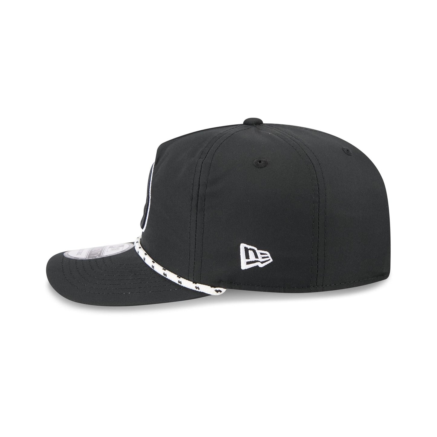 Pittsburgh Steelers Black and White Rope 19TWENTY Snapback Hat