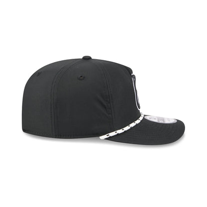 Pittsburgh Steelers Black and White Rope 19TWENTY Snapback Hat