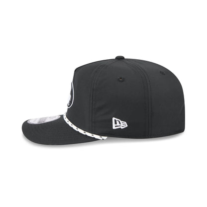 San Francisco 49ers Black and White Rope 19TWENTY Snapback Hat