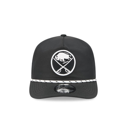 Buffalo Sabres Black and White Rope 19TWENTY Snapback Hat