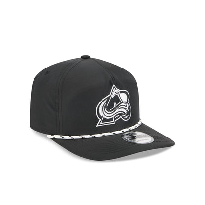 Colorado Avalanche Black and White Rope 19TWENTY Snapback Hat