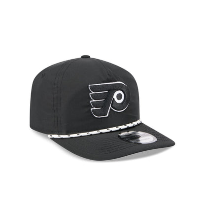 Philadelphia Flyers Black and White Rope 19TWENTY Snapback Hat