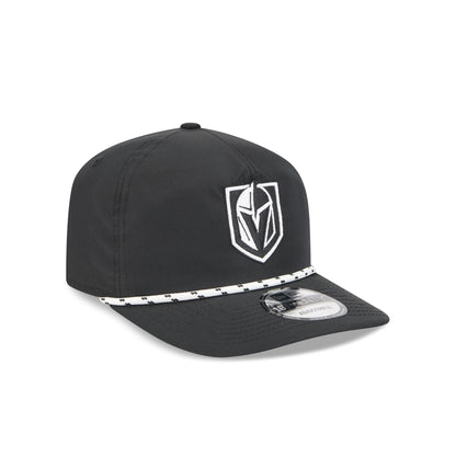 Vegas Golden Knights Black and White Rope 19TWENTY Snapback Hat
