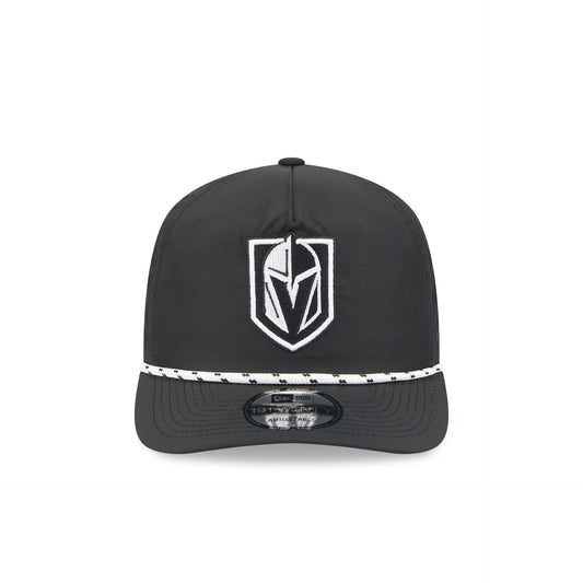 Vegas Golden Knights Black and White Rope 19TWENTY Snapback Hat