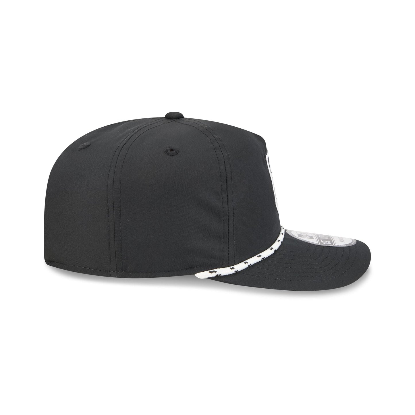 Vegas Golden Knights Black and White Rope 19TWENTY Snapback Hat