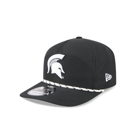 Michigan State Spartans Black and White Rope 19TWENTY Snapback Hat