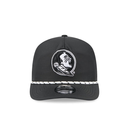 Florida State Seminoles Black and White Rope 19TWENTY Snapback Hat