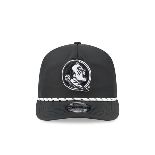 Florida State Seminoles Black and White Rope 19TWENTY Snapback Hat