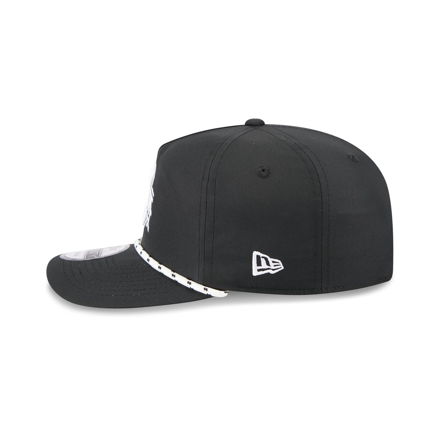 Ohio State Buckeyes Black and White Rope 19TWENTY Snapback Hat