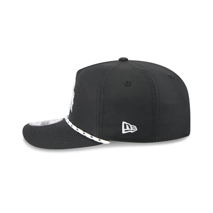 Ohio State Buckeyes Black and White Rope 19TWENTY Snapback Hat