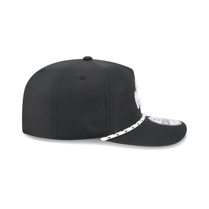 Ohio State Buckeyes Black and White Rope 19TWENTY Snapback Hat
