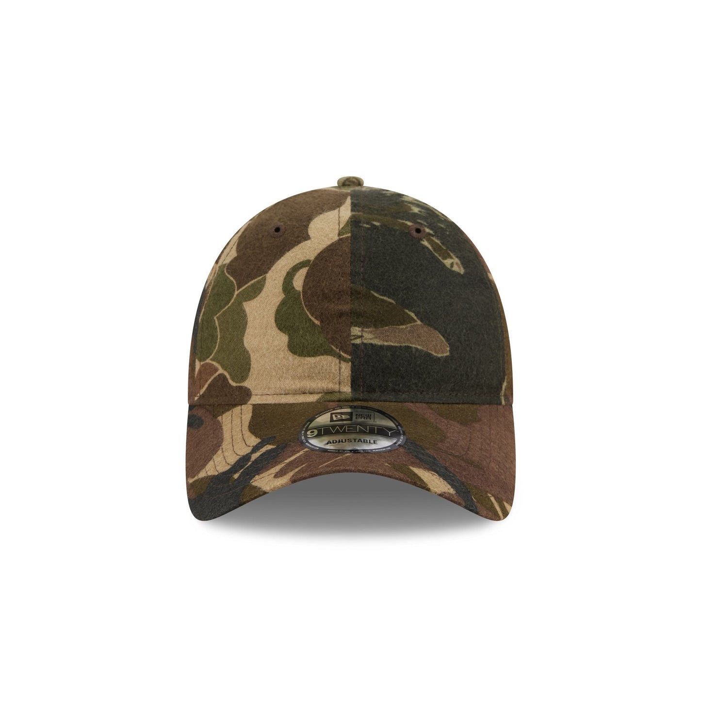 New Era Cap Three Looms Wool Woodland Camo 9TWENTY Adjustable Hat