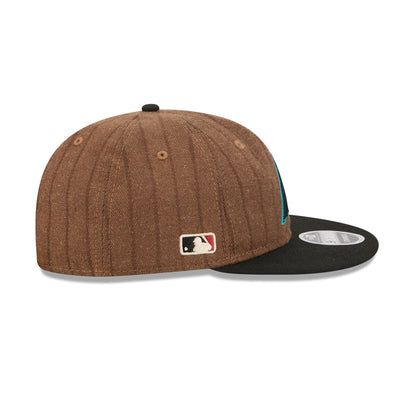 Arizona Diamondbacks Three Looms Wool Pinstripe Retro Crown 9FIFTY Adjustable Hat
