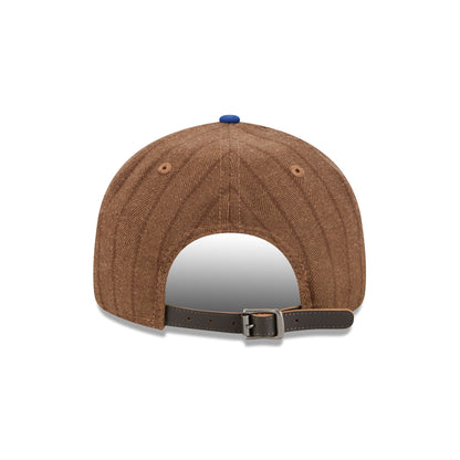 Chicago Cubs Three Looms Wool Pinstripe Retro Crown 9FIFTY Adjustable Hat