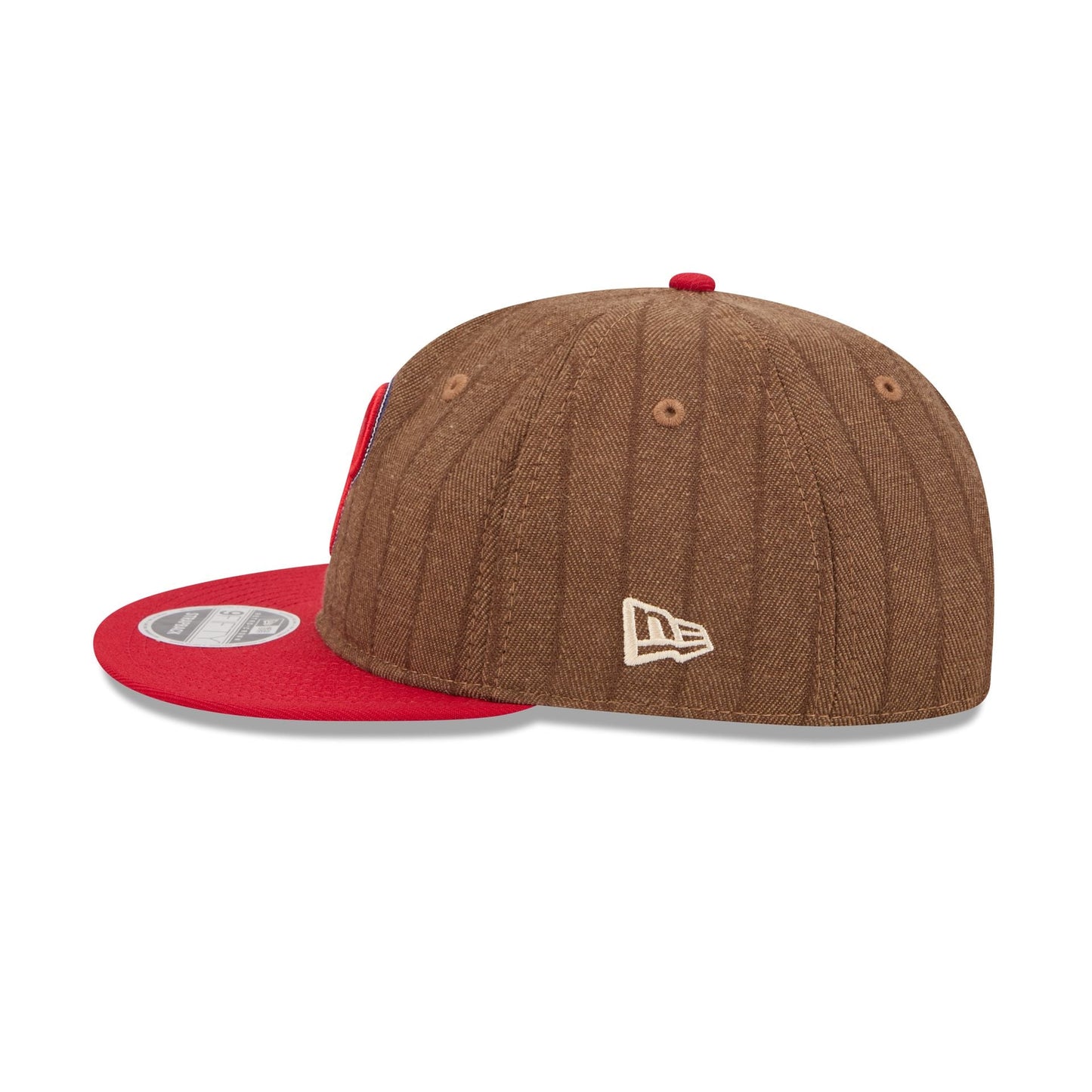 Philadelphia Phillies Three Looms Wool Pinstripe Retro Crown 9FIFTY Adjustable Hat