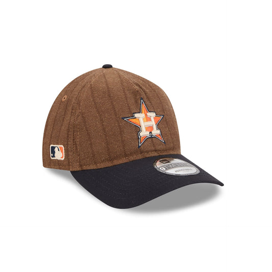 Houston Astros Three Looms Wool Pinstripe 9TWENTY A-Frame Adjustable Hat