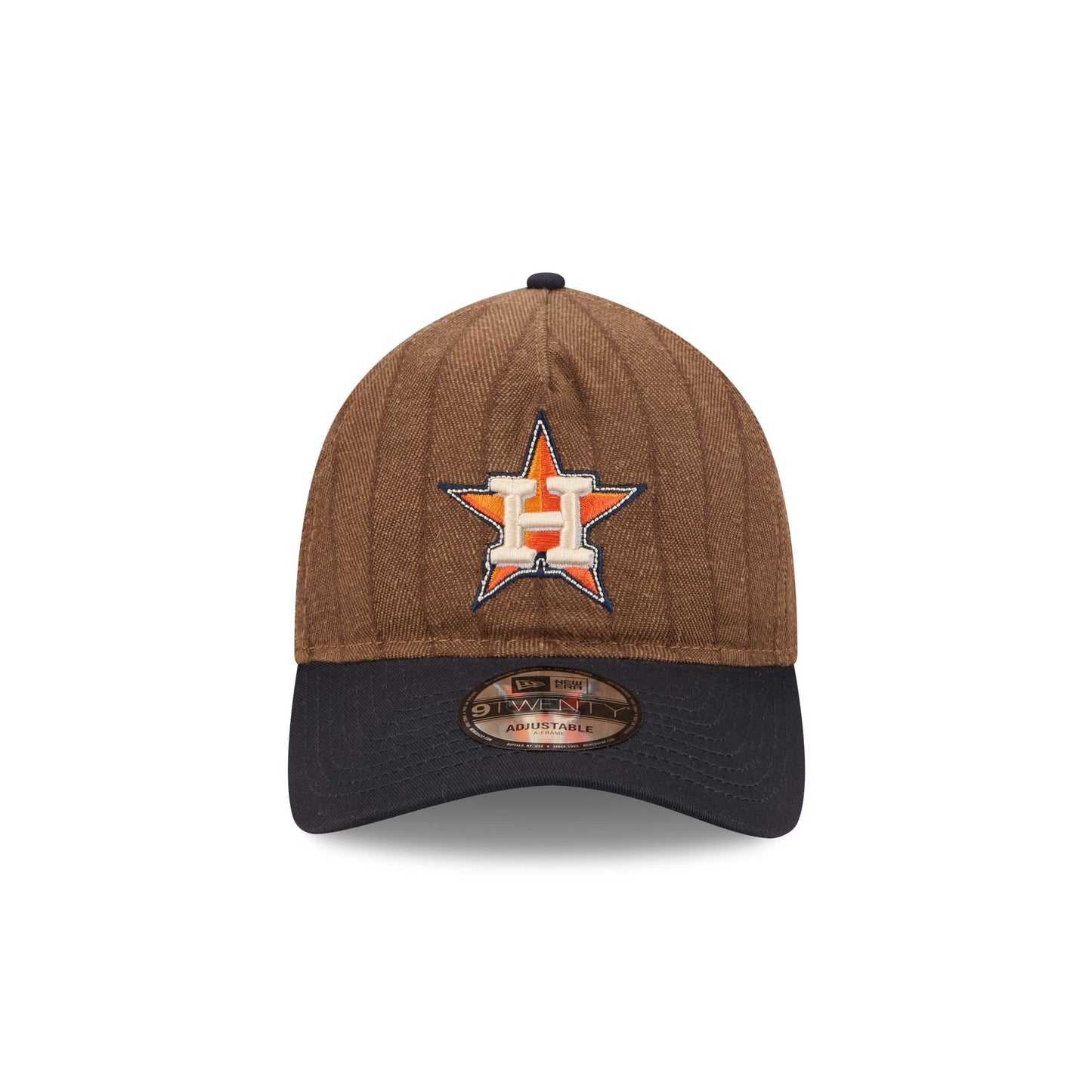 Houston Astros Three Looms Wool Pinstripe 9TWENTY A-Frame Adjustable Hat