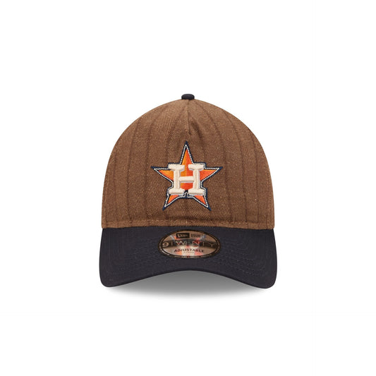 Houston Astros Three Looms Wool Pinstripe 9TWENTY A-Frame Adjustable Hat