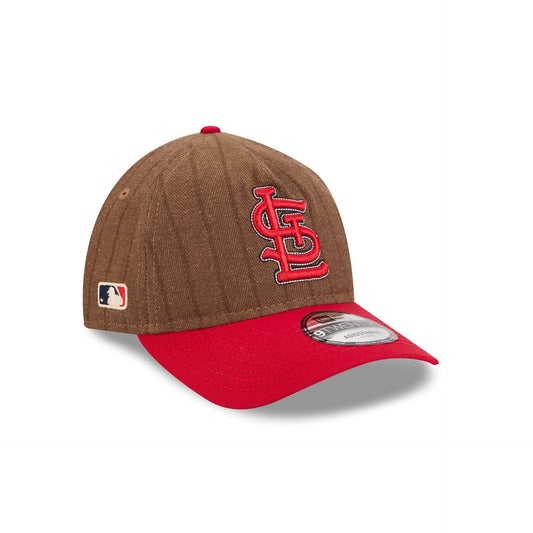 St. Louis Cardinals Three Looms Wool Pinstripe 9TWENTY A-Frame Adjustable Hat