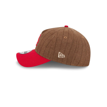 St. Louis Cardinals Three Looms Wool Pinstripe 9TWENTY A-Frame Adjustable Hat