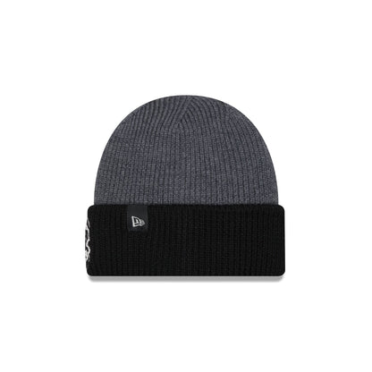 Chicago Cubs Merino Wool Color Block Cuff Knit Hat