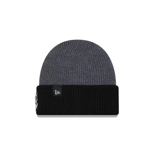 Chicago Cubs Merino Wool Color Block Cuff Knit Hat