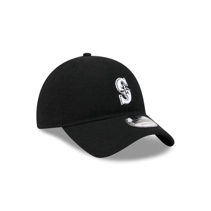 Seattle Mariners Merino Wool Black 9TWENTY Adjustable Hat