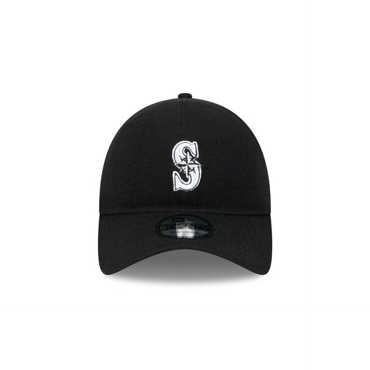 Seattle Mariners Merino Wool Black 9TWENTY Adjustable Hat