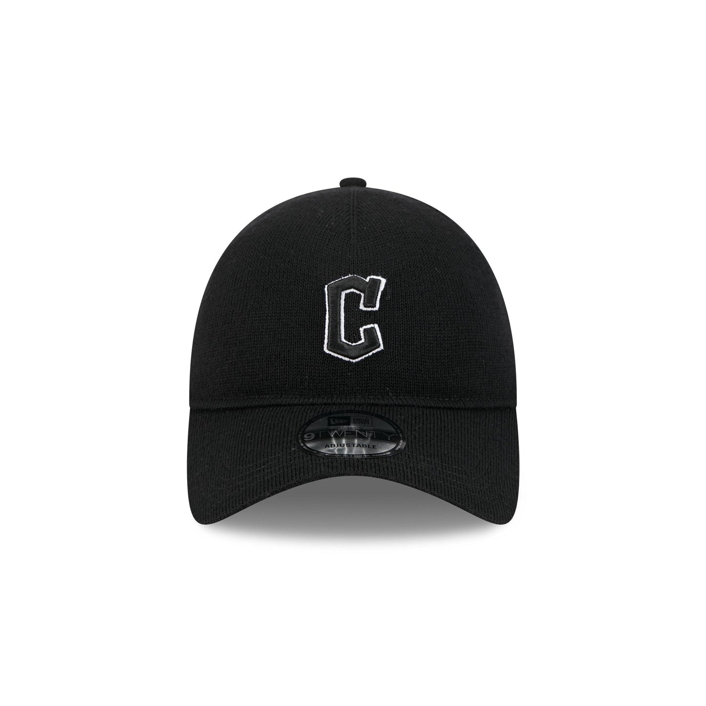 Cleveland Guardians Merino Wool Black 9TWENTY Adjustable Hat