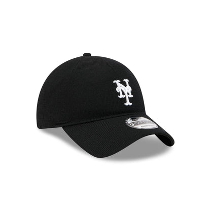 New York Mets Merino Wool Black 9TWENTY Adjustable Hat