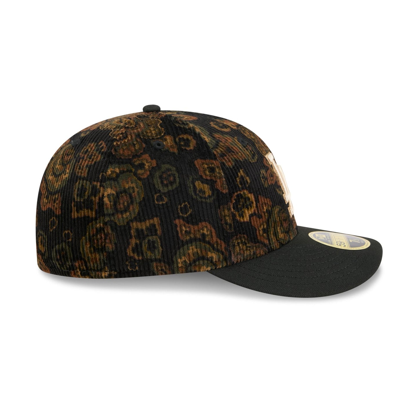 Los Angeles Dodgers Three Looms Floral Cord Low Profile 59FIFTY Fitted Hat
