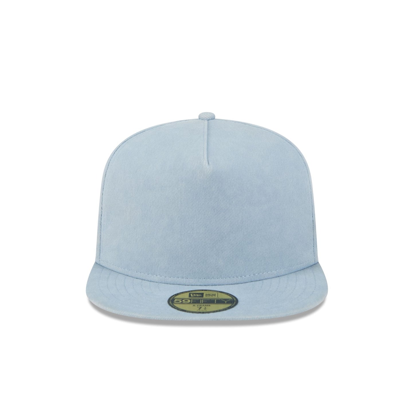 New Era Cap Washed Twill Sky Blue 59FIFTY A-Frame Fitted Hat