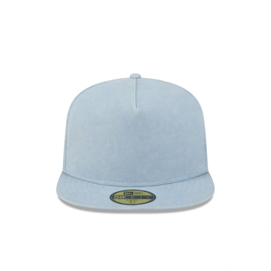 New Era Cap Washed Twill Sky Blue 59FIFTY A-Frame Fitted Hat