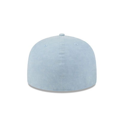 New Era Cap Washed Twill Sky Blue 59FIFTY A-Frame Fitted Hat