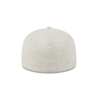 New Era Cap Washed Twill Light Biege 59FIFTY A-Frame Fitted Hat