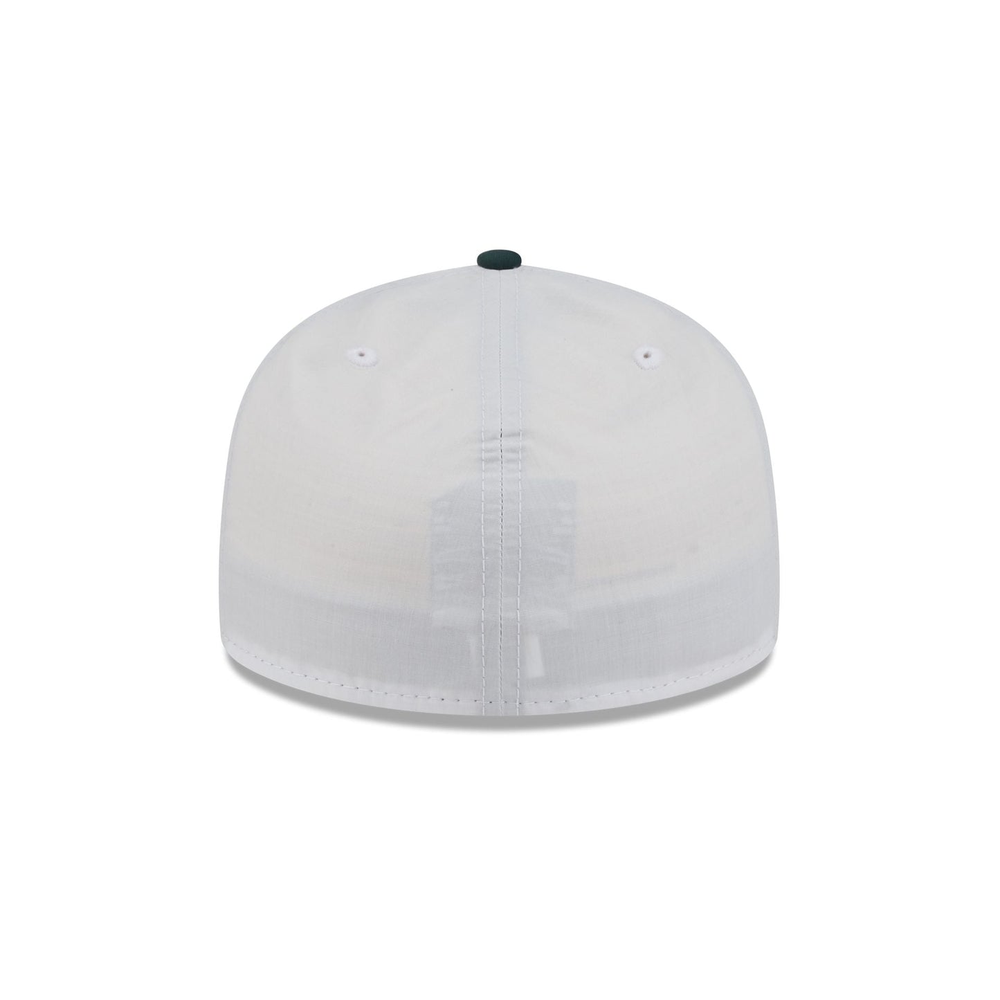 New Era Cap Cotton Nylon Dark Green Visor Low Profile 59FIFTY Fitted Hat