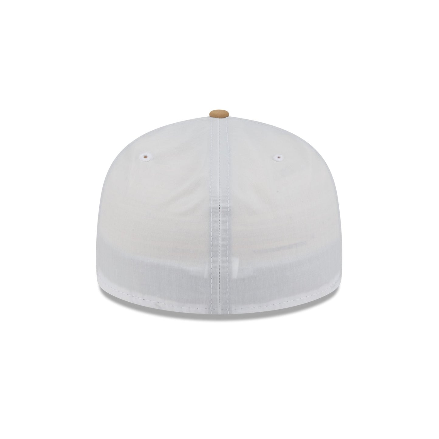 New Era Cap Cotton Nylon Tan Visor Low Profile 59FIFTY Fitted Hat