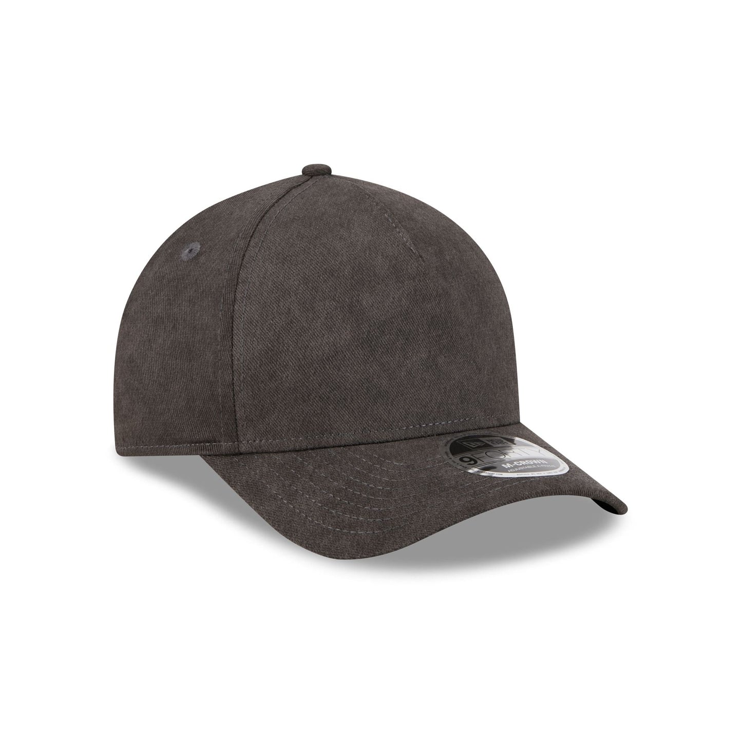 New Era Cap Washed Twill Black 9FORTY M-Crown A-Frame Adjustable Hat
