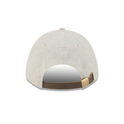New Era Cap Washed Twill Light Biege 9FORTY M-Crown A-Frame Adjustable Hat