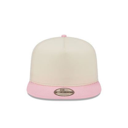 New Era Cap Cotton Nylon Pink Visor 9FIFTY A-Frame Snapback Hat