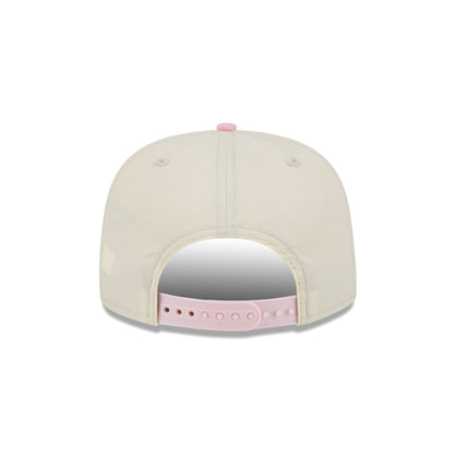 New Era Cap Cotton Nylon Pink Visor 9FIFTY A-Frame Snapback Hat