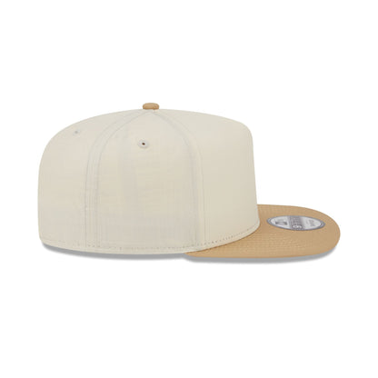 New Era Cap Cotton Nylon Tan Visor 9FIFTY A-Frame Snapback Hat