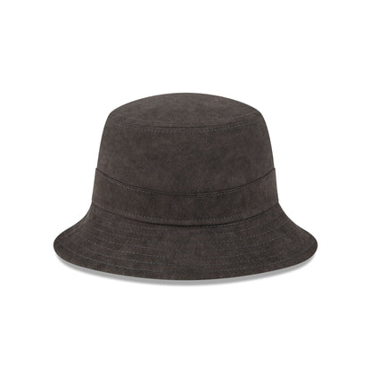 New Era Cap Washed Twill Black Bucket Hat